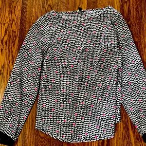 Ann Taylor Spotted Blouse - Size XSP
